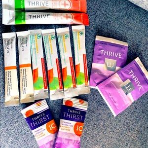 Assortment of Thrive Level and Arbonne energy